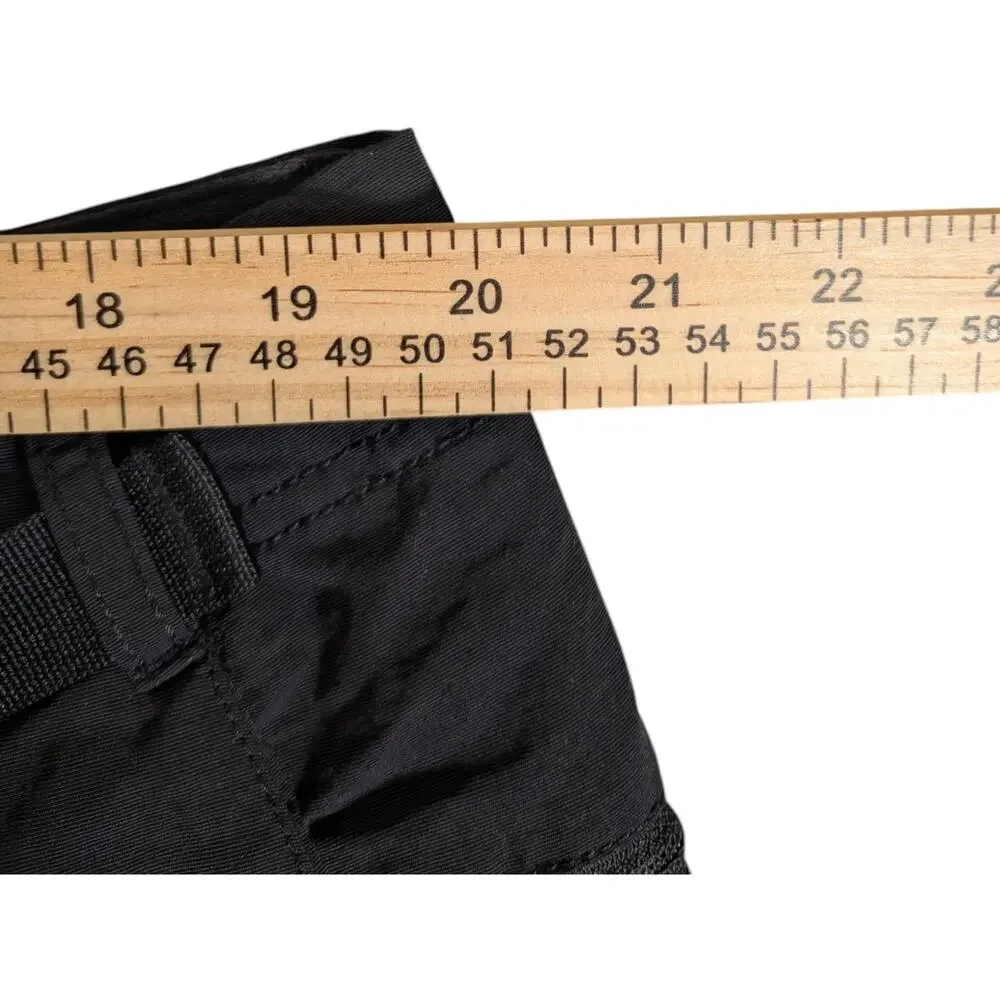 The North Face Black Hiking Shorts Built In Belt Size 40